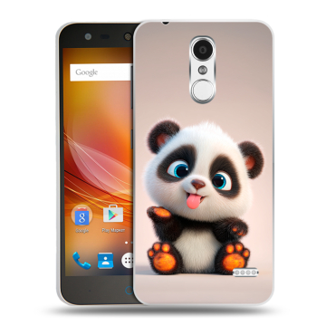 Пластиковый чехол на ZTE Blade X5 с принтом милая панда Пластиковый чехол на ZTE Blade X5 с принтом милая панда