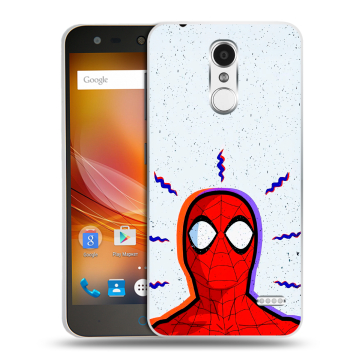 Пластиковый чехол на ZTE Blade X5 с принтом Spiderman Человек паук