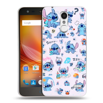 Пластиковый чехол на ZTE Blade X5 с принтом Лило и Стич Пластиковый чехол на ZTE Blade X5 с принтом Лило и Стич