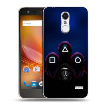 Пластиковый чехол на ZTE Blade X5 с принтом Игра Кальмара