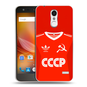 Пластиковый чехол на ZTE Blade X5 с принтом Флаг Герб СССР