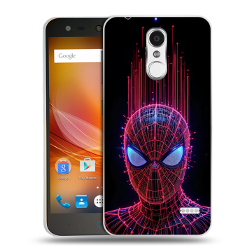 Пластиковый чехол на ZTE Blade X5 с принтом Spiderman Человек паук Пластиковый чехол на ZTE Blade X5 с принтом Spiderman Человек паук