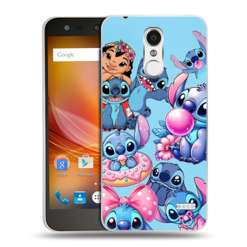 Пластиковый чехол на ZTE Blade X5 с принтом Лило и Стич Пластиковый чехол на ZTE Blade X5 с принтом Лило и Стич