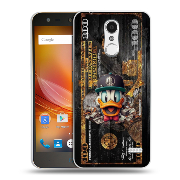 Пластиковый чехол на ZTE Blade X5 с принтом Дональд Дак Доллар Пластиковый чехол на ZTE Blade X5 с принтом Дональд Дак Доллар