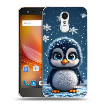 Пластиковый чехол на ZTE Blade X5 с принтом Новый год
