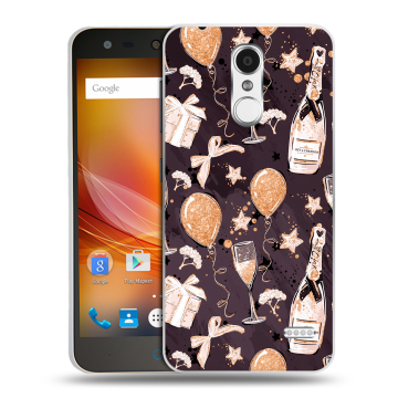Пластиковый чехол на ZTE Blade X5 с принтом Новый год