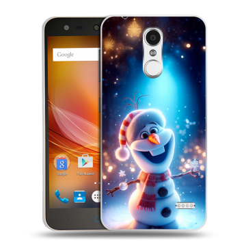 Пластиковый чехол на ZTE Blade X5 с принтом Новый год