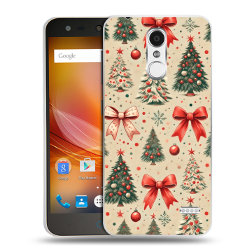 Пластиковый чехол на ZTE Blade X5 с принтом Новый год