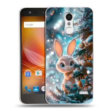 Пластиковый чехол на ZTE Blade X5 с принтом Новый год