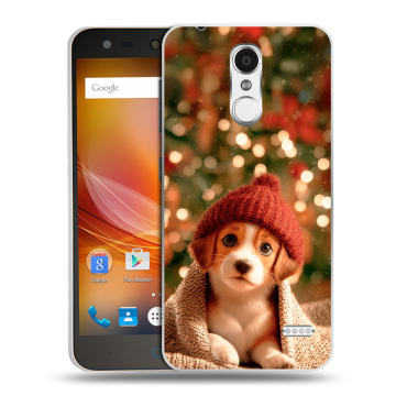 Пластиковый чехол на ZTE Blade X5 с принтом Новый год