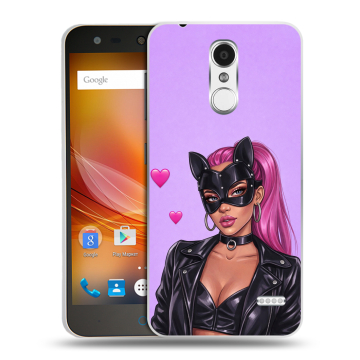 Пластиковый чехол на ZTE Blade X5 с принтом женский