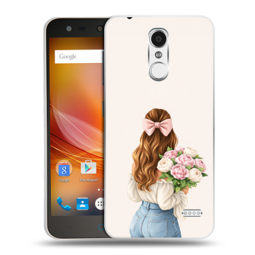 Пластиковый чехол на ZTE Blade X5 с принтом женский Пластиковый чехол на ZTE Blade X5 с принтом женский