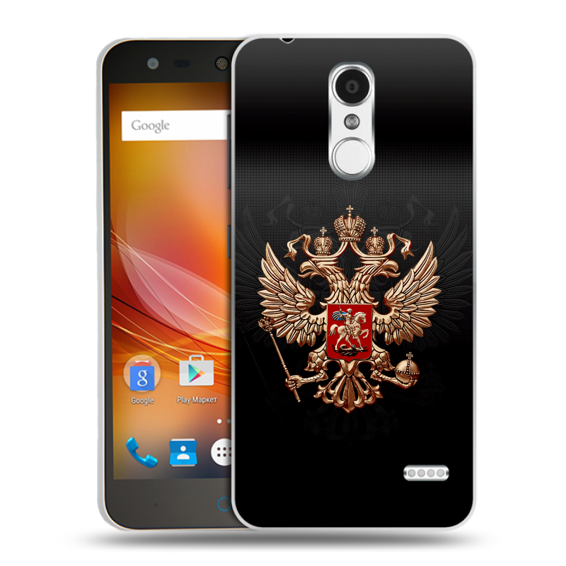 Пластиковый чехол на ZTE Blade X5 с принтом Герб России Пластиковый чехол на ZTE Blade X5 с принтом Герб России