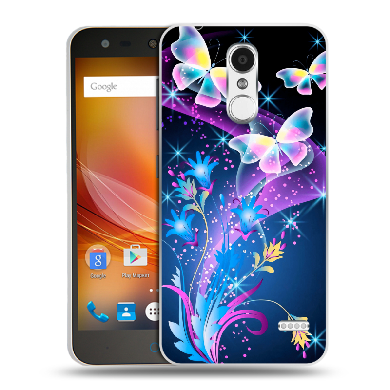 Пластиковый чехол на ZTE Blade X5 с принтом Бабочки Пластиковый чехол на ZTE Blade X5 с принтом Бабочки