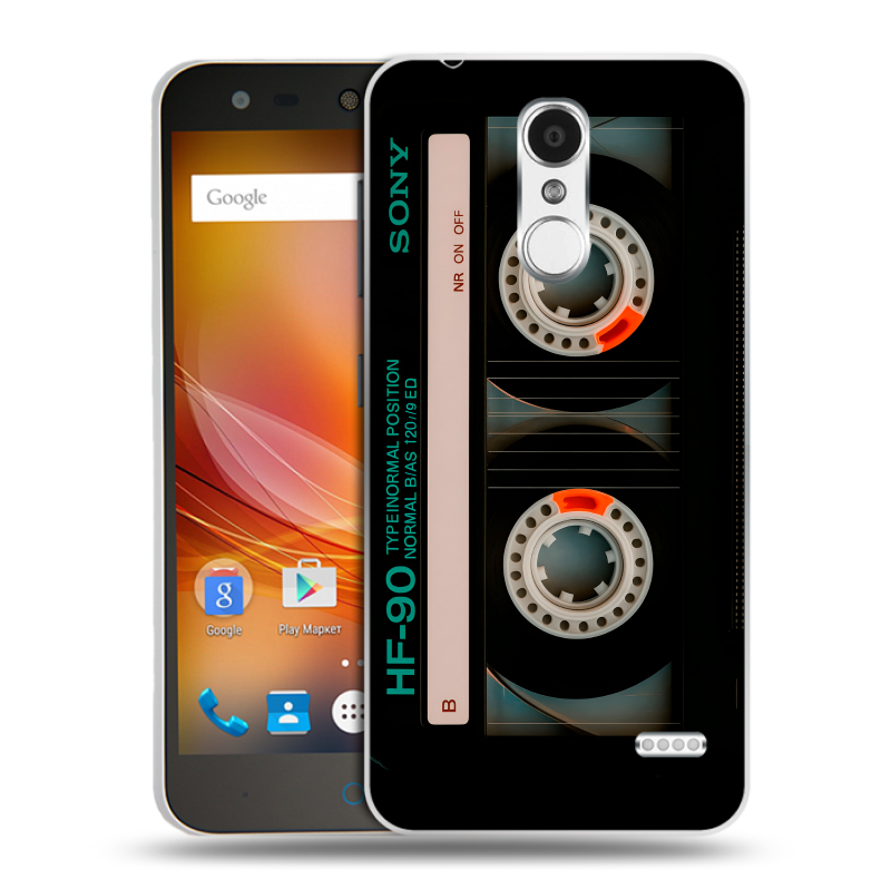 Пластиковый чехол на ZTE Blade X5 с принтом Кассета Пластиковый чехол на ZTE Blade X5 с принтом Кассета