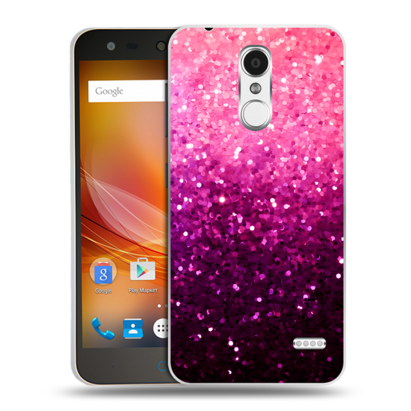 Пластиковый чехол на ZTE Blade X5 с принтом Блестки Пластиковый чехол на ZTE Blade X5 с принтом Блестки