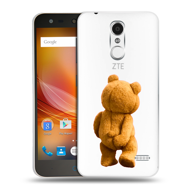 Пластиковый чехол на ZTE Blade X5 с принтом Медведь Пластиковый чехол на ZTE Blade X5 с принтом Медведь