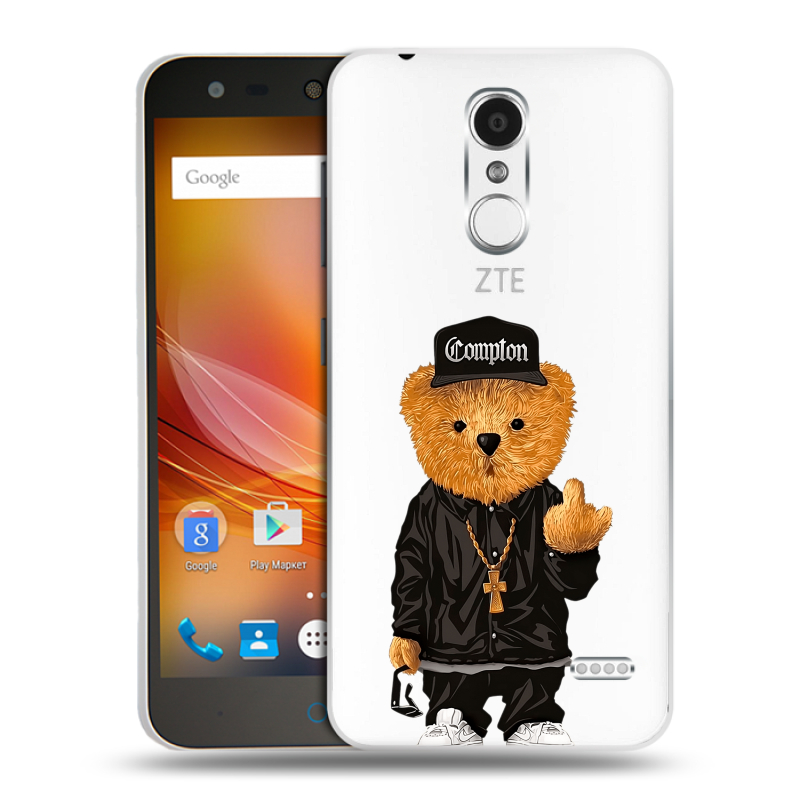 Пластиковый чехол на ZTE Blade X5 с принтом Плюшевый медведь Пластиковый чехол на ZTE Blade X5 с принтом Плюшевый медведь