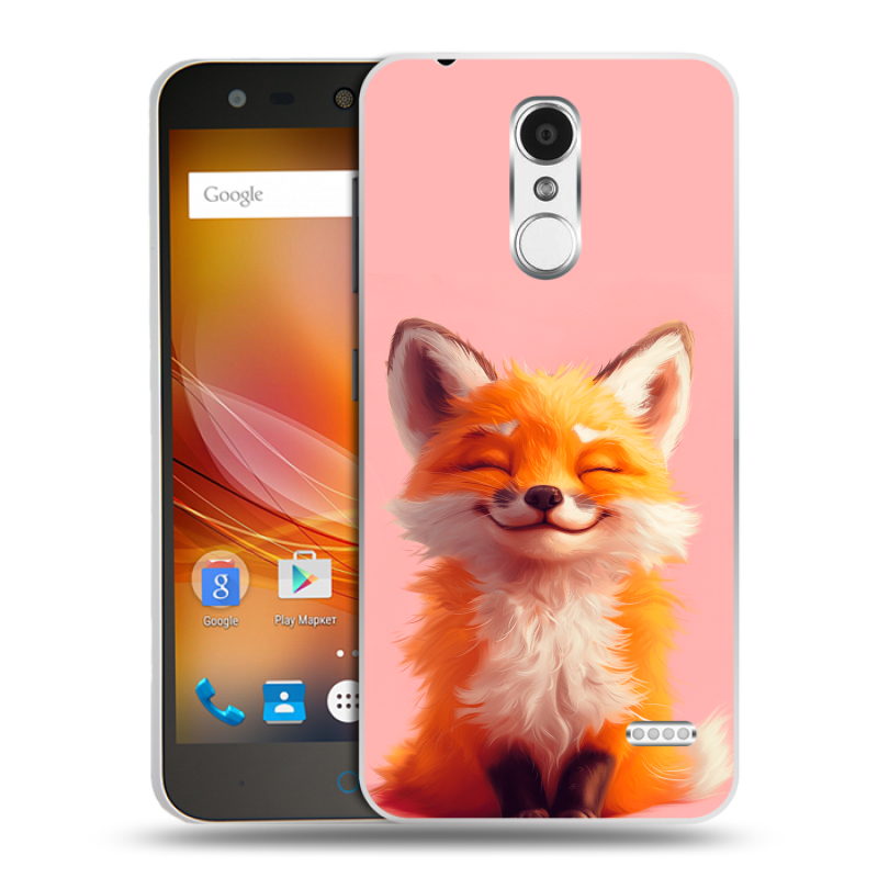 Пластиковый чехол на ZTE Blade X5 с принтом милая лиса Пластиковый чехол на ZTE Blade X5 с принтом милая лиса
