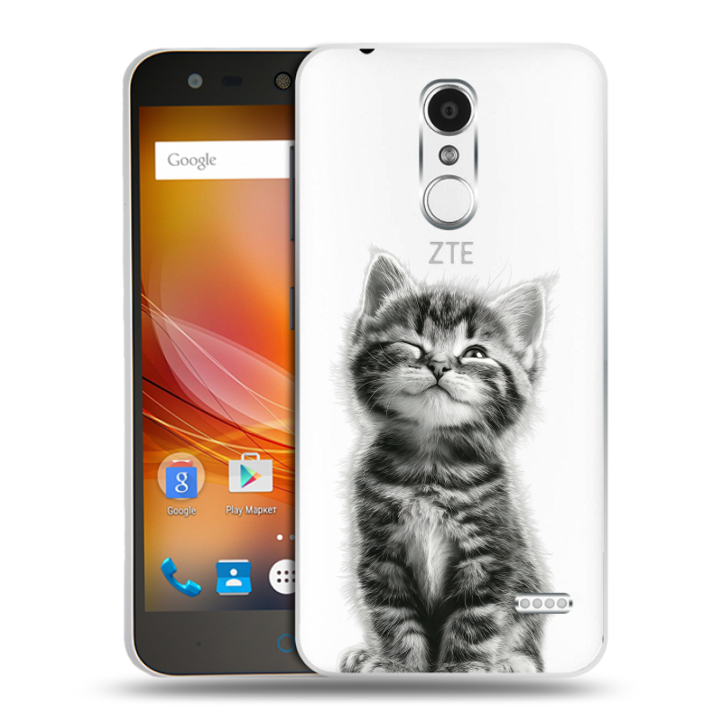 Пластиковый чехол на ZTE Blade X5 с принтом Котенок Пластиковый чехол на ZTE Blade X5 с принтом Котенок