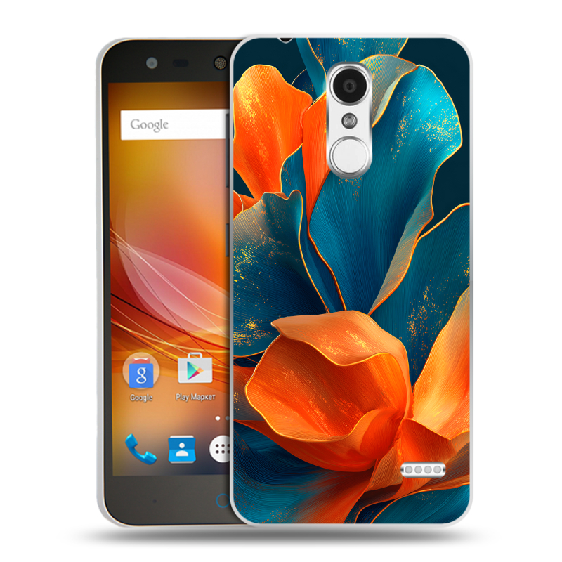 Пластиковый чехол на ZTE Blade X5 с принтом Цветы Пластиковый чехол на ZTE Blade X5 с принтом Цветы
