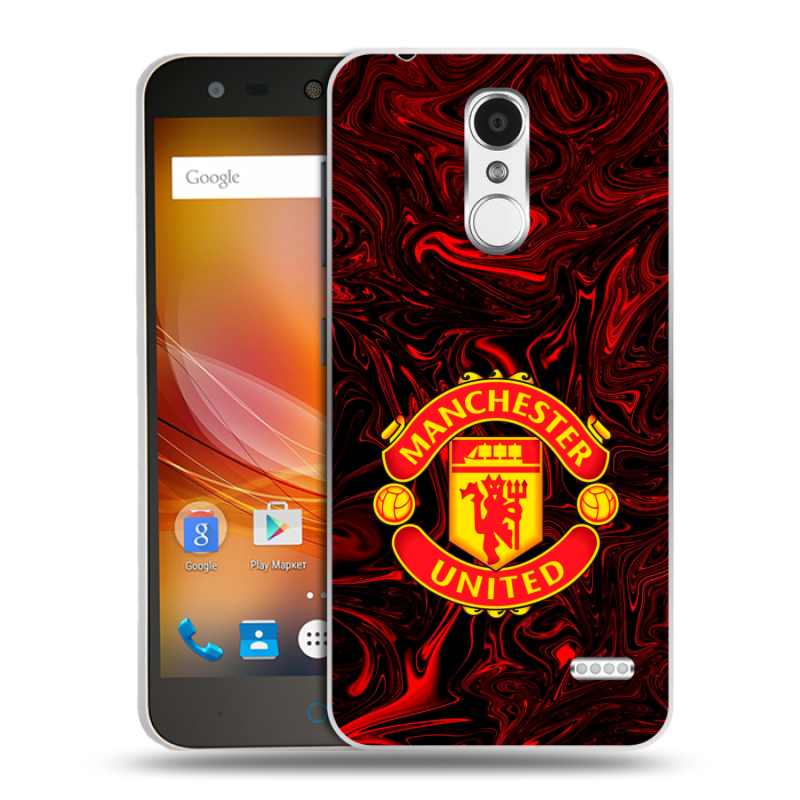 Пластиковый чехол на ZTE Blade X5 с принтом Manchester United Пластиковый чехол на ZTE Blade X5 с принтом Manchester United
