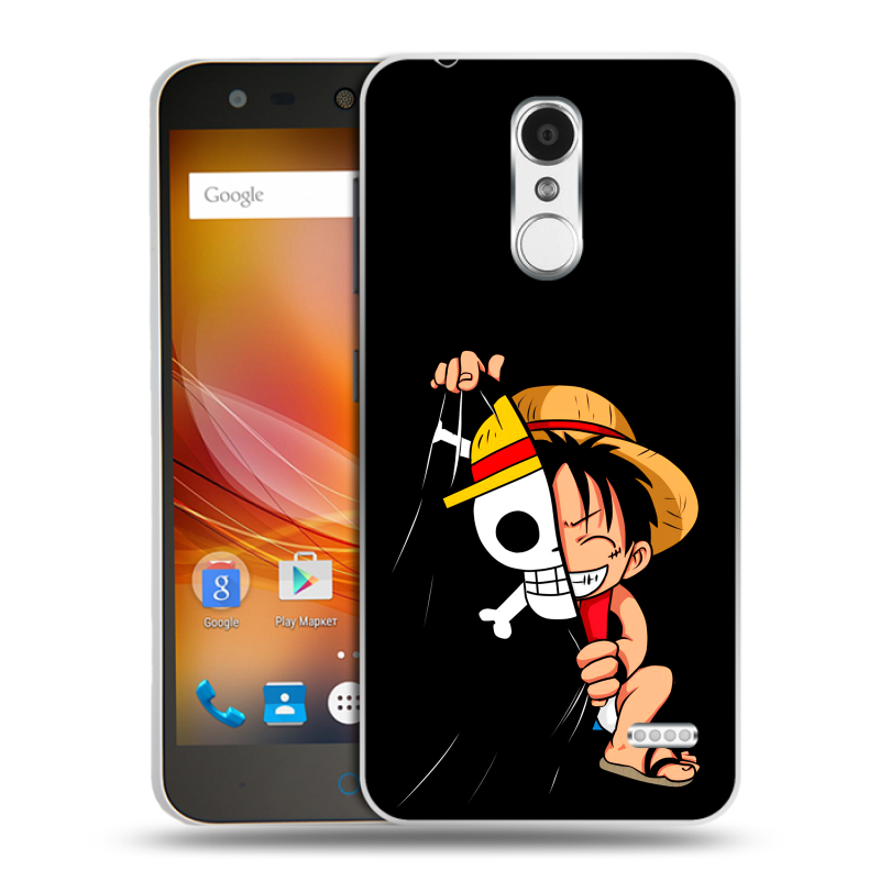 Пластиковый чехол на ZTE Blade X5 с принтом One Piece Ван Пис Пластиковый чехол на ZTE Blade X5 с принтом One Piece Ван Пис
