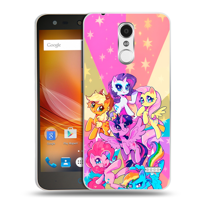 Пластиковый чехол на ZTE Blade X5 с принтом My little pony Дружба чудо Пластиковый чехол на ZTE Blade X5 с принтом My little pony Дружба чудо