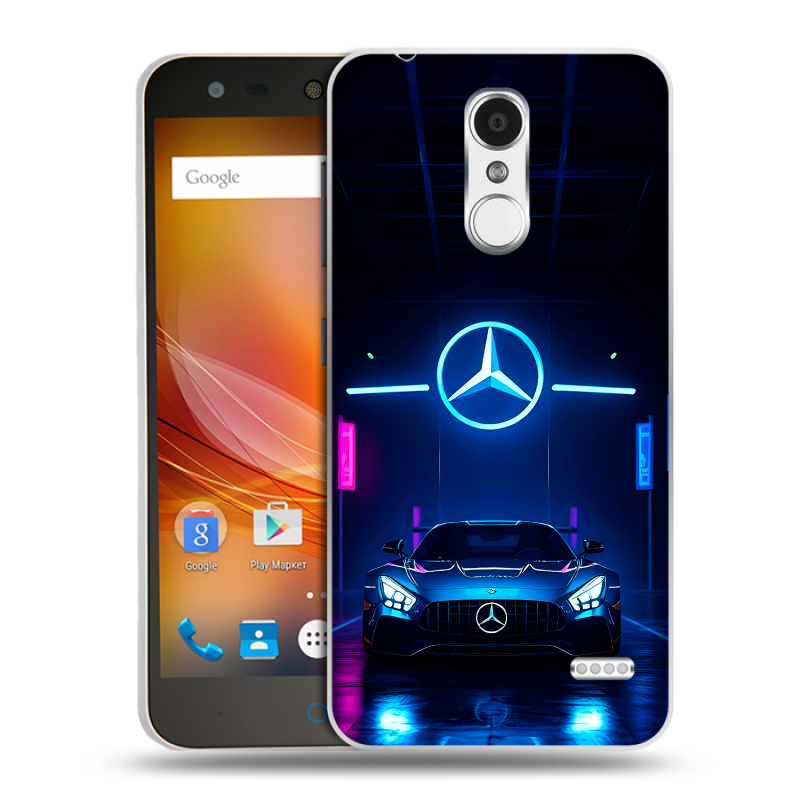 Пластиковый чехол на ZTE Blade X5 с принтом Mercedes Мерседес Пластиковый чехол на ZTE Blade X5 с принтом Mercedes Мерседес