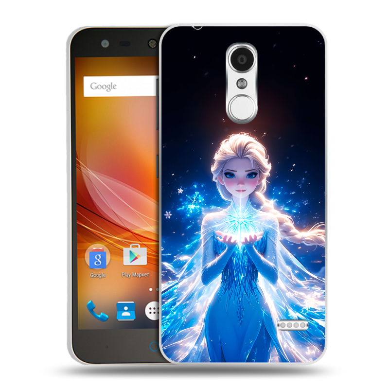 Пластиковый чехол на ZTE Blade X5 с принтом Холодное сердце Frozen Пластиковый чехол на ZTE Blade X5 с принтом Холодное сердце Frozen