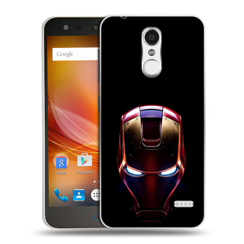 Пластиковый чехол на ZTE Blade X5 с принтом IronMan Железный человек Пластиковый чехол на ZTE Blade X5 с принтом IronMan Железный человек