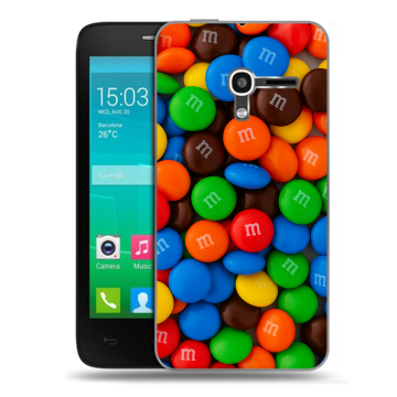 Пластиковый чехол на Alcatel One Touch Pop D3 с принтом Конфеты Пластиковый чехол на Alcatel One Touch Pop D3 с принтом Конфеты