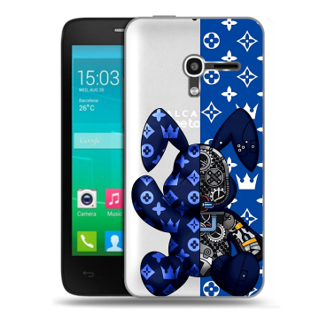 Пластиковый чехол на Alcatel One Touch Pop D3 с принтом Луи робот Пластиковый чехол на Alcatel One Touch Pop D3 с принтом Луи робот