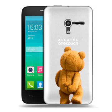 Пластиковый чехол на Alcatel One Touch Pop D3 с принтом Медведь