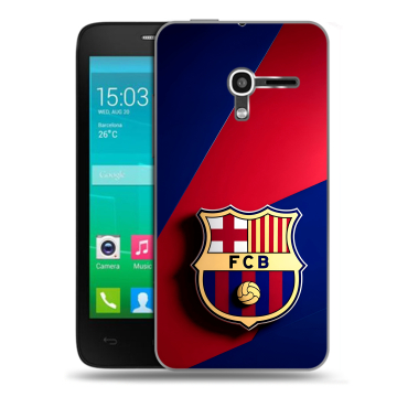 Пластиковый чехол на Alcatel One Touch Pop D3 с принтом Барселона Barcelona