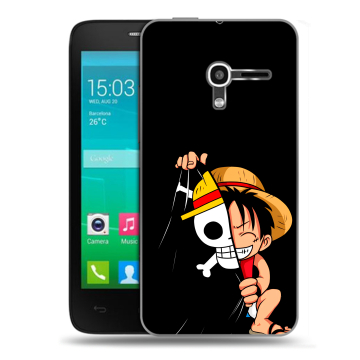 Пластиковый чехол на Alcatel One Touch Pop D3 с принтом One Piece Ван Пис