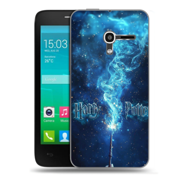 Пластиковый чехол на Alcatel One Touch Pop D3 с принтом Harry Potter Гарри Поттер