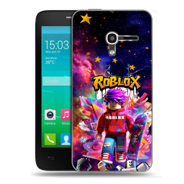 Пластиковый чехол на Alcatel One Touch Pop D3 с принтом Roblox Роблокс Пластиковый чехол на Alcatel One Touch Pop D3 с принтом Roblox Роблокс