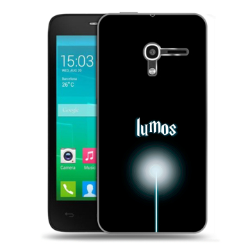 Пластиковый чехол на Alcatel One Touch Pop D3 с принтом Harry Potter Гарри Поттер