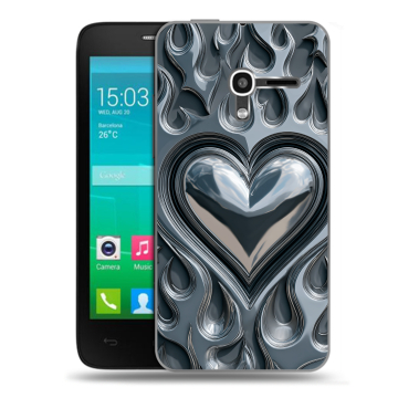 Пластиковый чехол на Alcatel One Touch Pop D3 с принтом Y2K