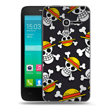 Пластиковый чехол на Alcatel One Touch Pop D3 с принтом One Piece Ван Пис