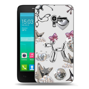 Пластиковый чехол на Alcatel One Touch Pop D3 с принтом Y2K