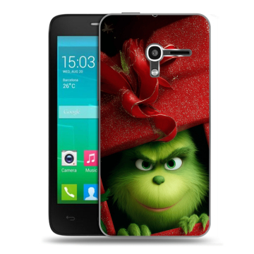 Пластиковый чехол на Alcatel One Touch Pop D3 с принтом Новый год