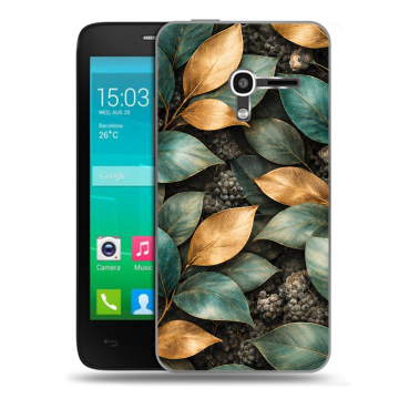 Пластиковый чехол на Alcatel One Touch Pop D3 с принтом женский