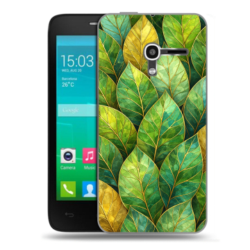 Пластиковый чехол на Alcatel One Touch Pop D3 с принтом женский Пластиковый чехол на Alcatel One Touch Pop D3 с принтом женский