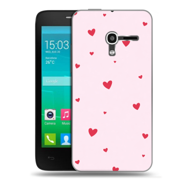 Пластиковый чехол на Alcatel One Touch Pop D3 с принтом для девочек Пластиковый чехол на Alcatel One Touch Pop D3 с принтом для девочек