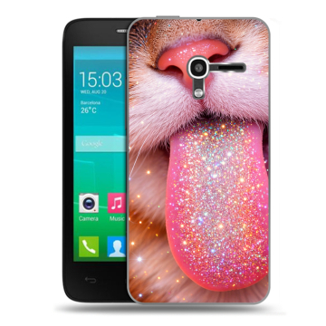Пластиковый чехол на Alcatel One Touch Pop D3 с принтом для девочек Пластиковый чехол на Alcatel One Touch Pop D3 с принтом для девочек