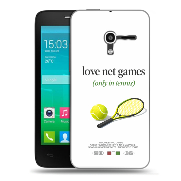Пластиковый чехол на Alcatel One Touch Pop D3 с принтом для девочек