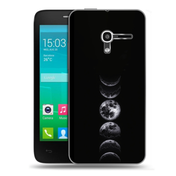 Пластиковый чехол на Alcatel One Touch Pop D3 с принтом женский