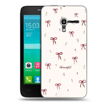 Пластиковый чехол на Alcatel One Touch Pop D3 с принтом для девочек Пластиковый чехол на Alcatel One Touch Pop D3 с принтом для девочек